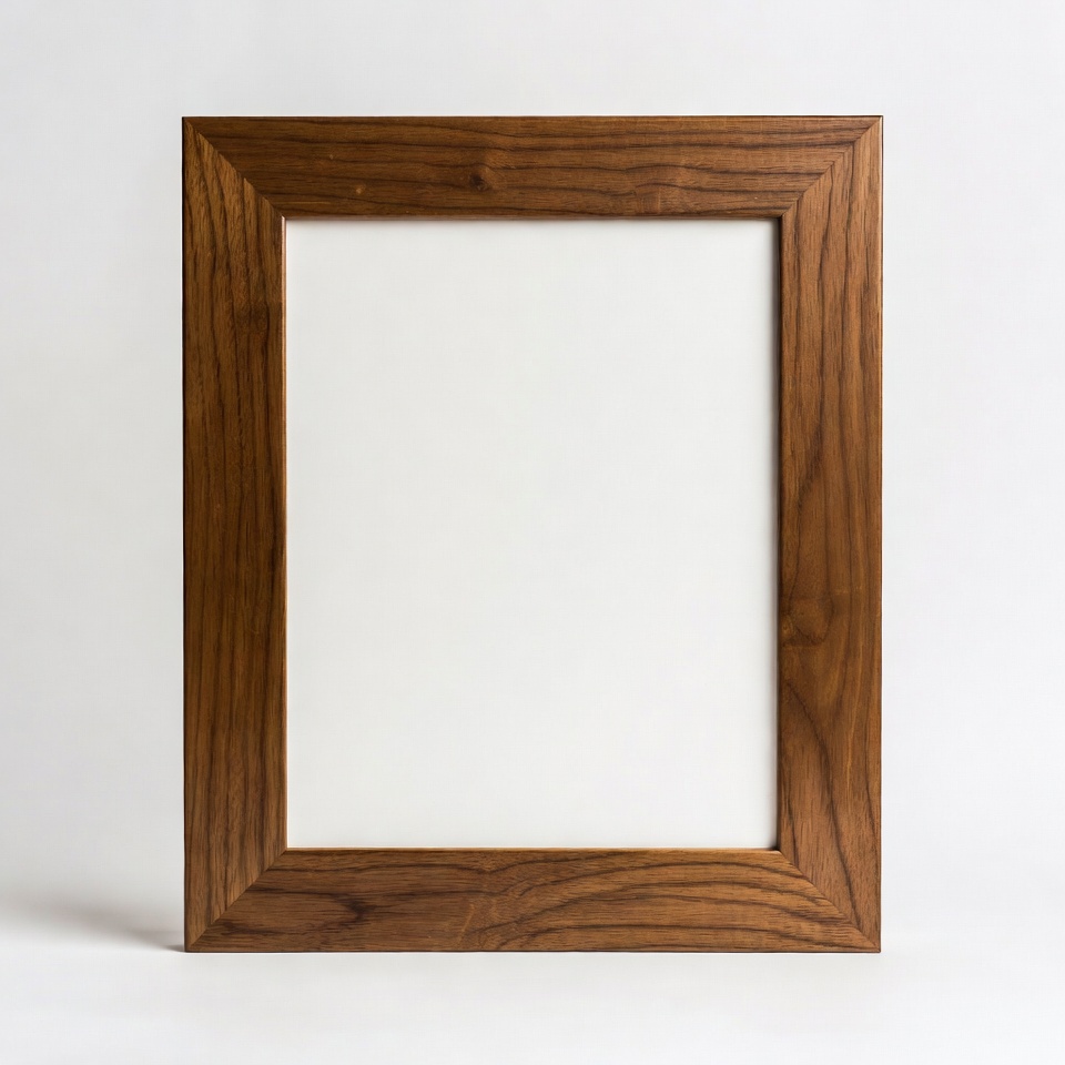 Empty Wooden Picture Frame Empty Wooden Picture Frame