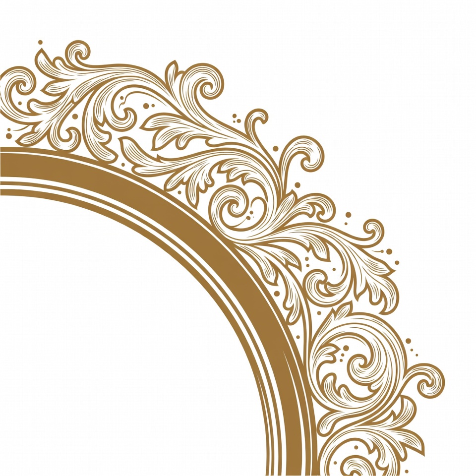 Gold Ornate Corner Frame Gold Ornate Corner Frame