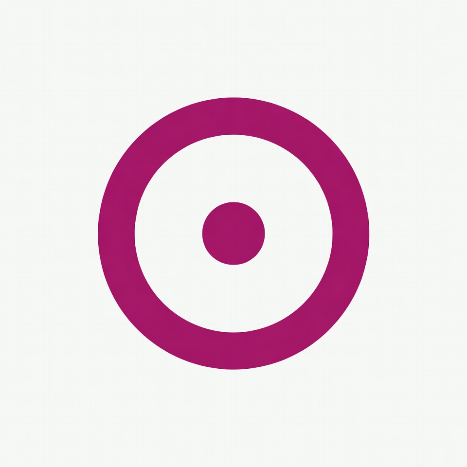 Purple Target Symbol Purple Target Symbol