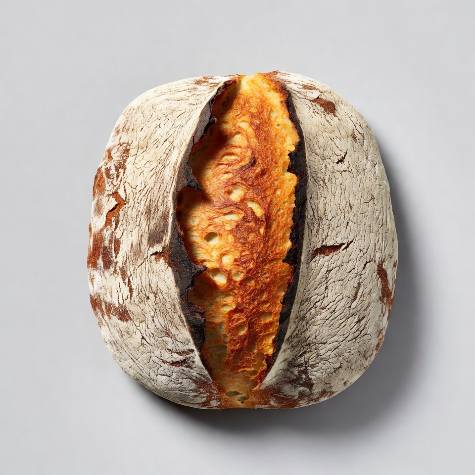 Sliced Rustic Bread Loaf Sliced Rustic Bread Loaf