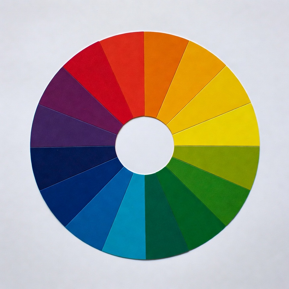 Color Wheel with 12 Colors Color Wheel with 12 Colors