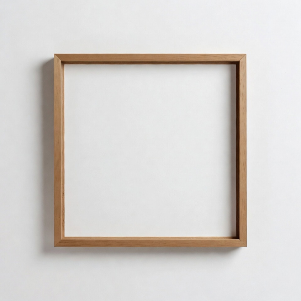 Empty Wooden Picture Frame Empty Wooden Picture Frame
