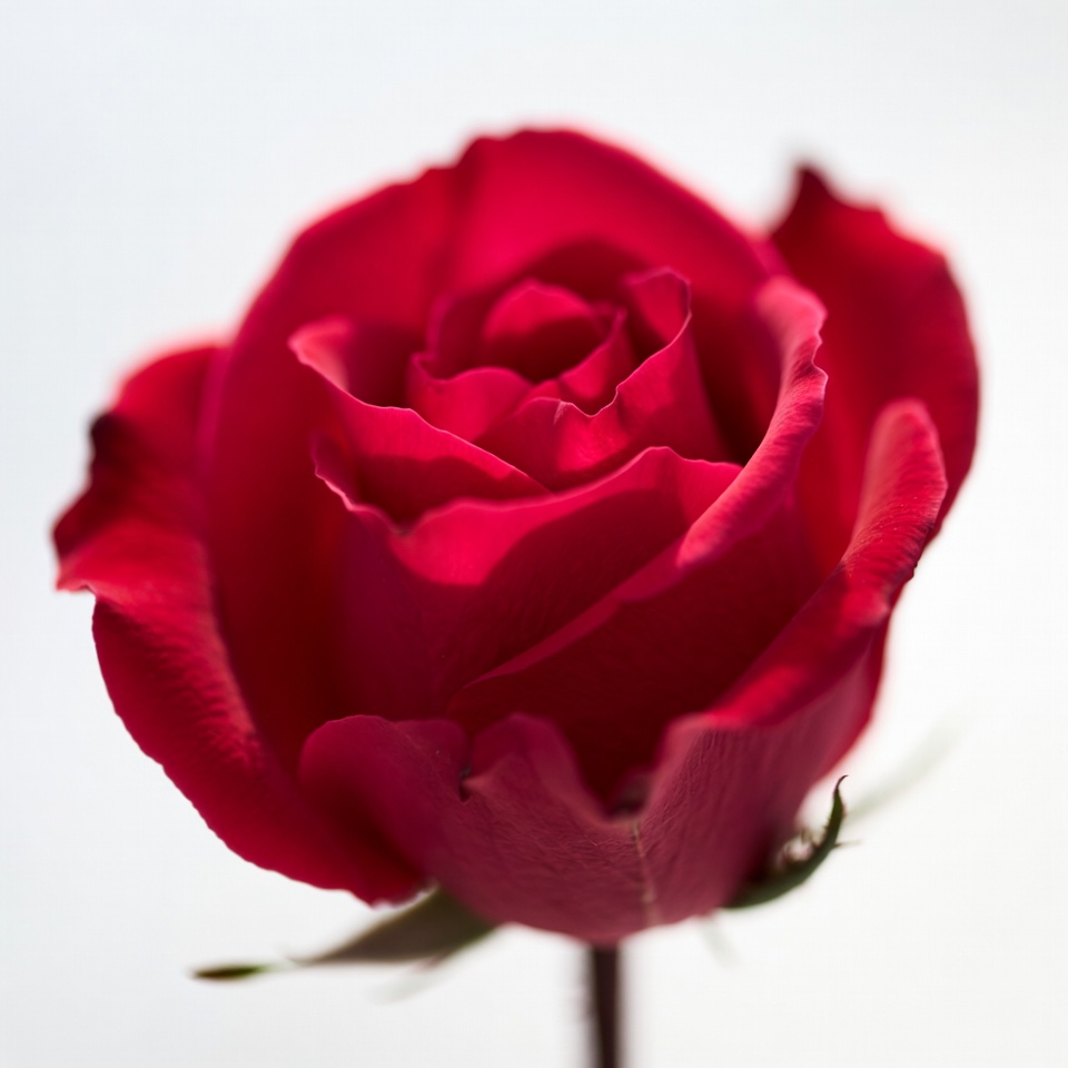 Close-up red rose flower Close-up red rose flower