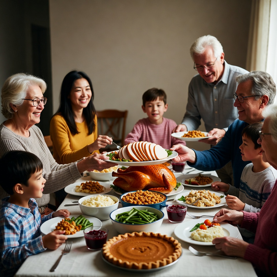 Multi-generational Family Thanksgiving Dinner Multi-generational Family Thanksgiving Dinner