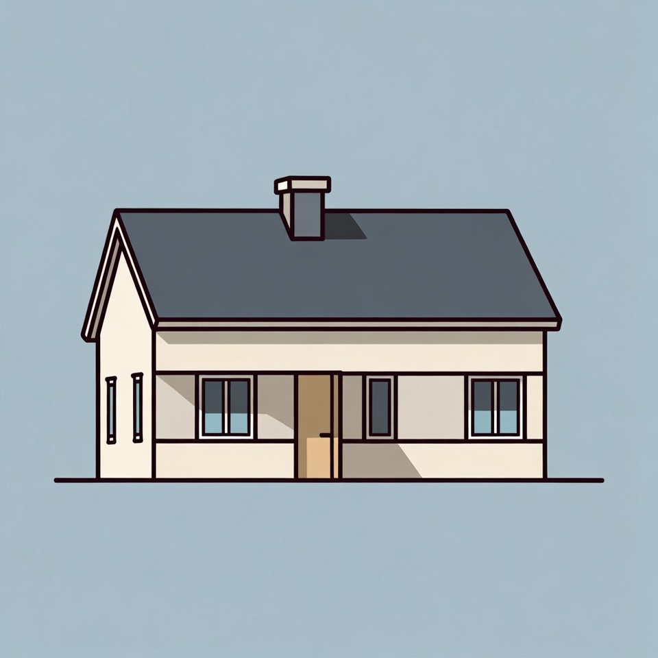 Simple house illustration Simple house illustration