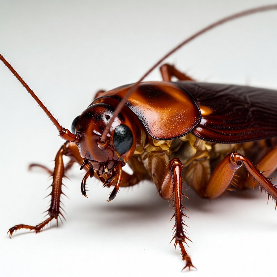 Close-up Madagascar hissing cockroach Close-up Madagascar hissing cockroach