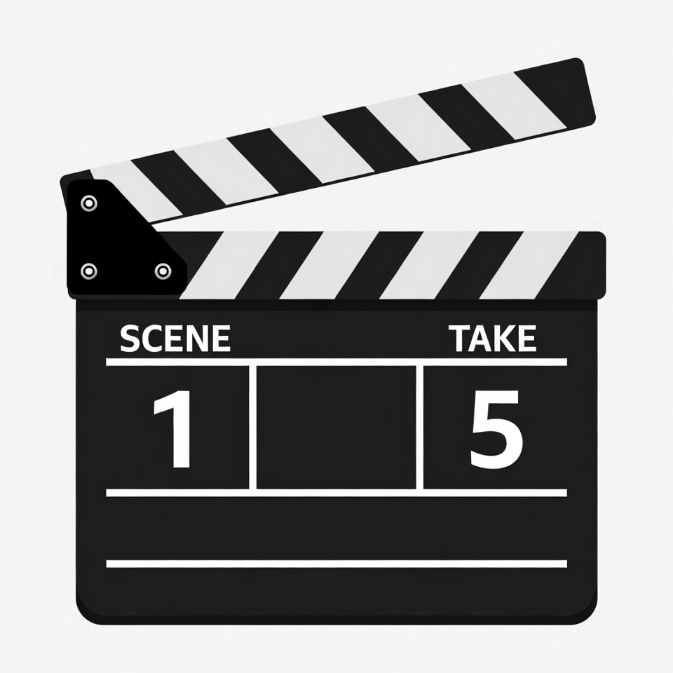 Clapperboard Scene 1 Take 5 Clapperboard Scene 1 Take 5