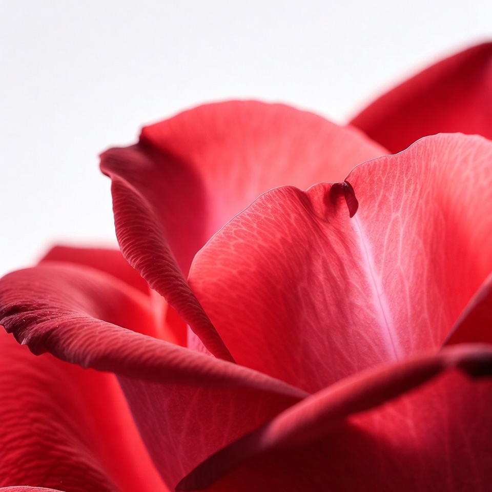 Close-up Red Rose Petals Close-up Red Rose Petals