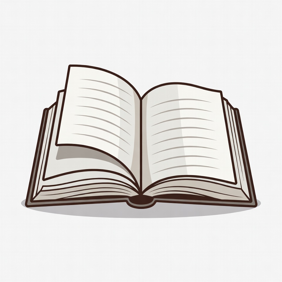 Open Book Illustration Open Book Illustration