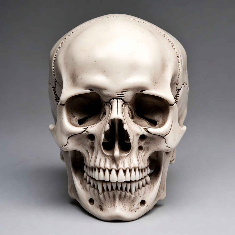 Realistic human skull Realistic human skull