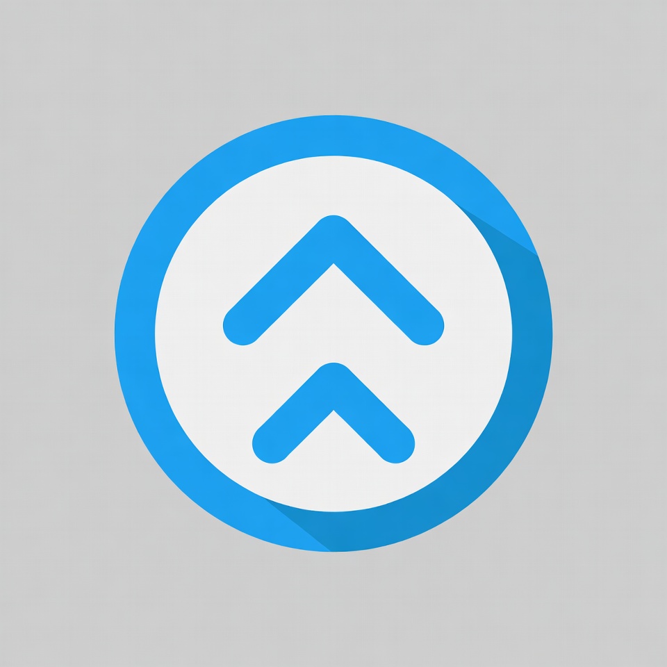 Blue Up Arrow Icon Blue Up Arrow Icon