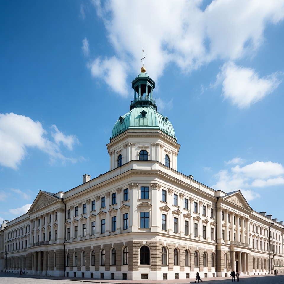 Warsaw Royal Castle with Green Dome Warsaw Royal Castle with Green Dome