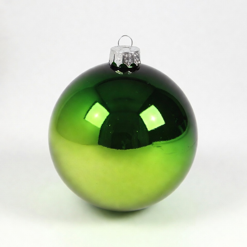 Shiny Green Christmas Ornament Shiny Green Christmas Ornament