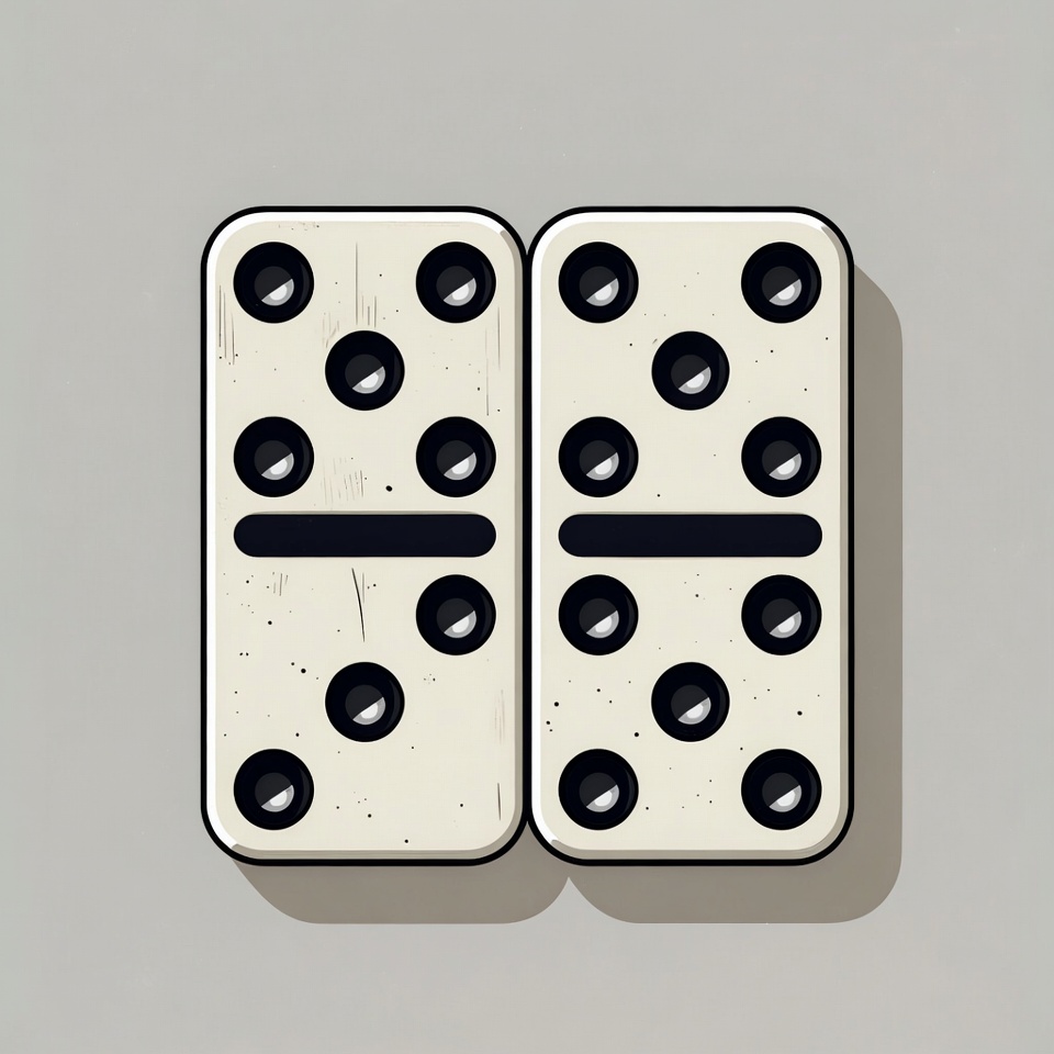 Double Six Domino Tiles Double Six Domino Tiles