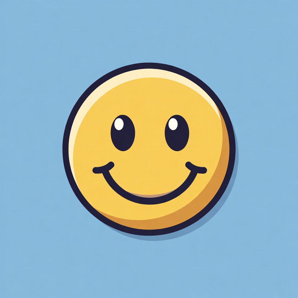 Smiling Yellow Emoticon Face Smiling Yellow Emoticon Face
