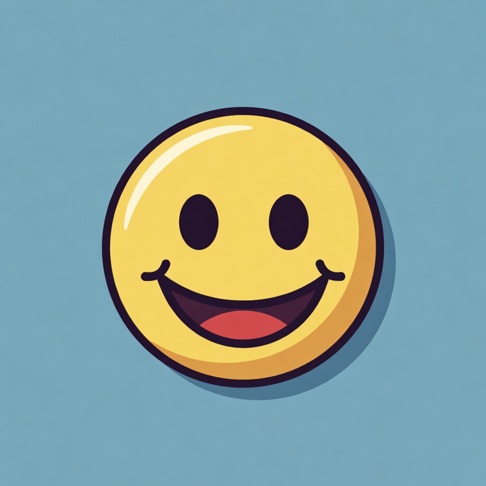 Smiling Yellow Emoji Face Smiling Yellow Emoji Face