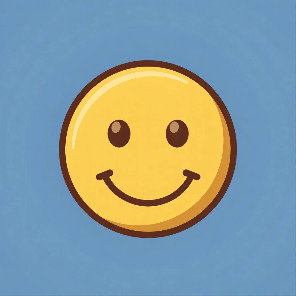 Smiling Yellow Emoticon Face Smiling Yellow Emoticon Face