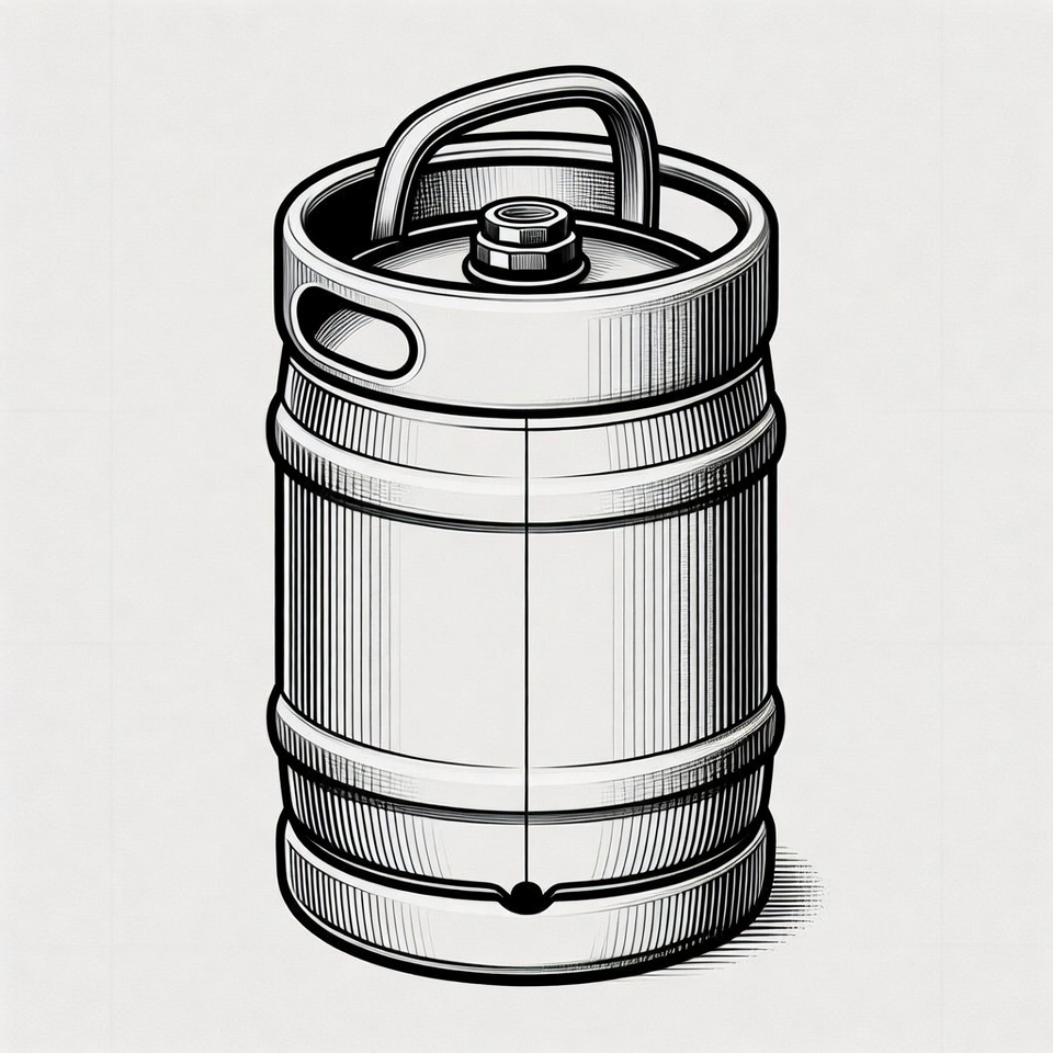 Beer Keg Illustration Beer Keg Illustration