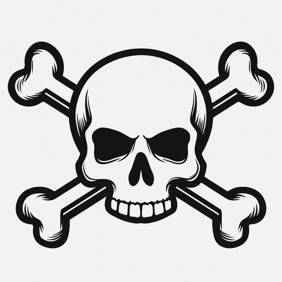 Skull and Crossbones Symbol Skull and Crossbones Symbol