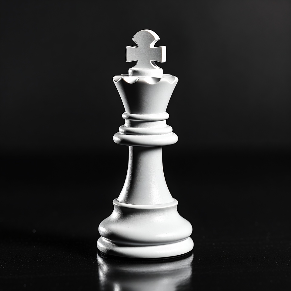 White king chess piece White king chess piece