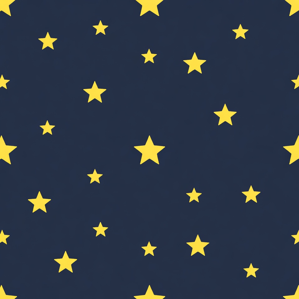 Yellow Stars on Navy Background Yellow Stars on Navy Background