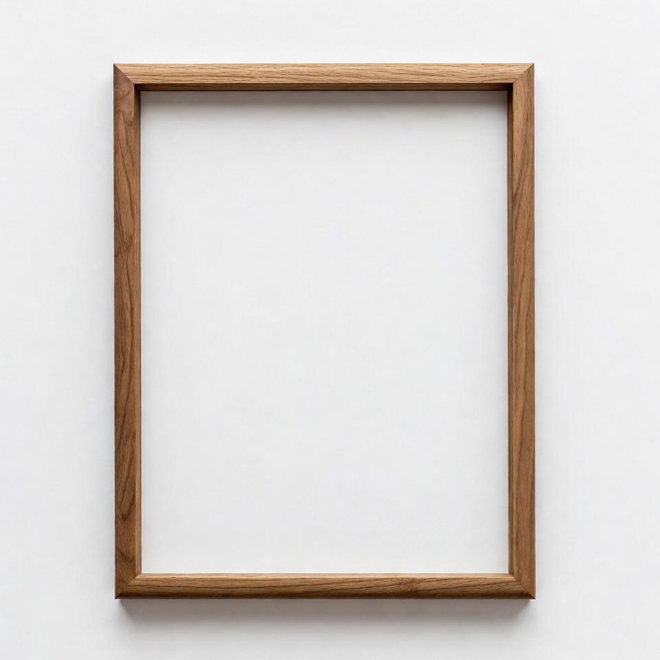 Empty Wooden Picture Frame Empty Wooden Picture Frame