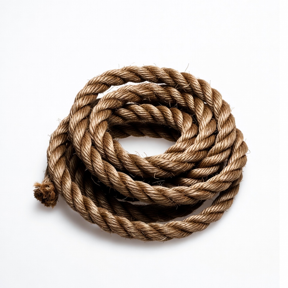 Coiled Brown Rope Coiled Brown Rope
