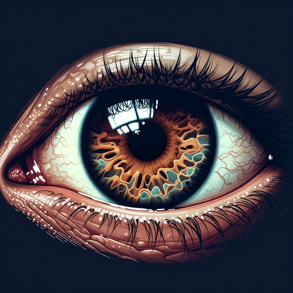 Detailed Brown Eye Closeup Detailed Brown Eye Closeup