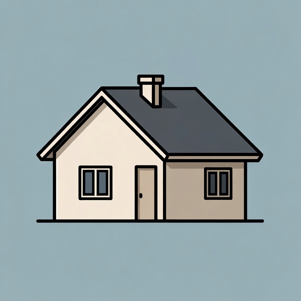 Simple house illustration Simple house illustration