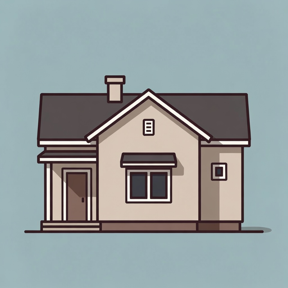 Simple Illustrated House Simple Illustrated House