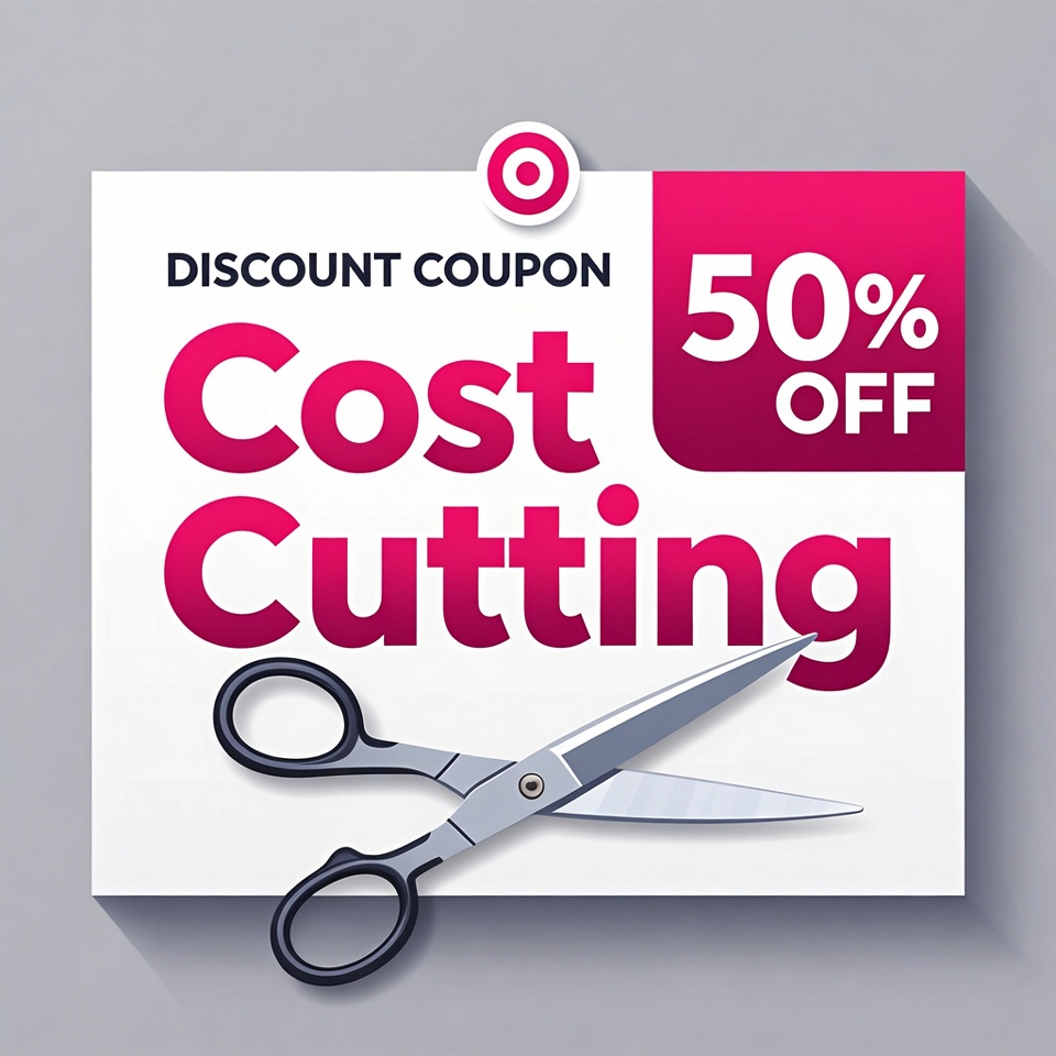 50% Off Discount Coupon Scissors 50% Off Discount Coupon Scissors