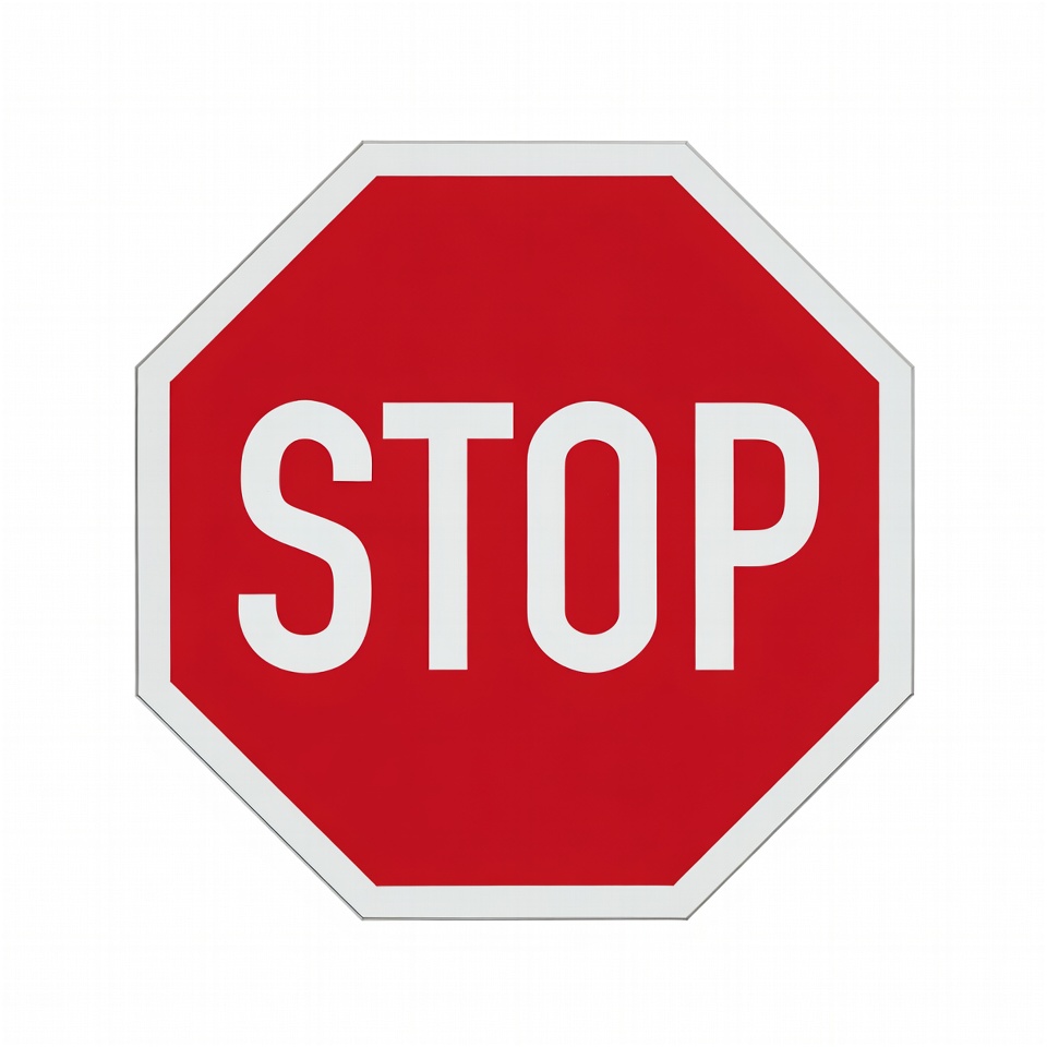 Red Stop Sign Red Stop Sign