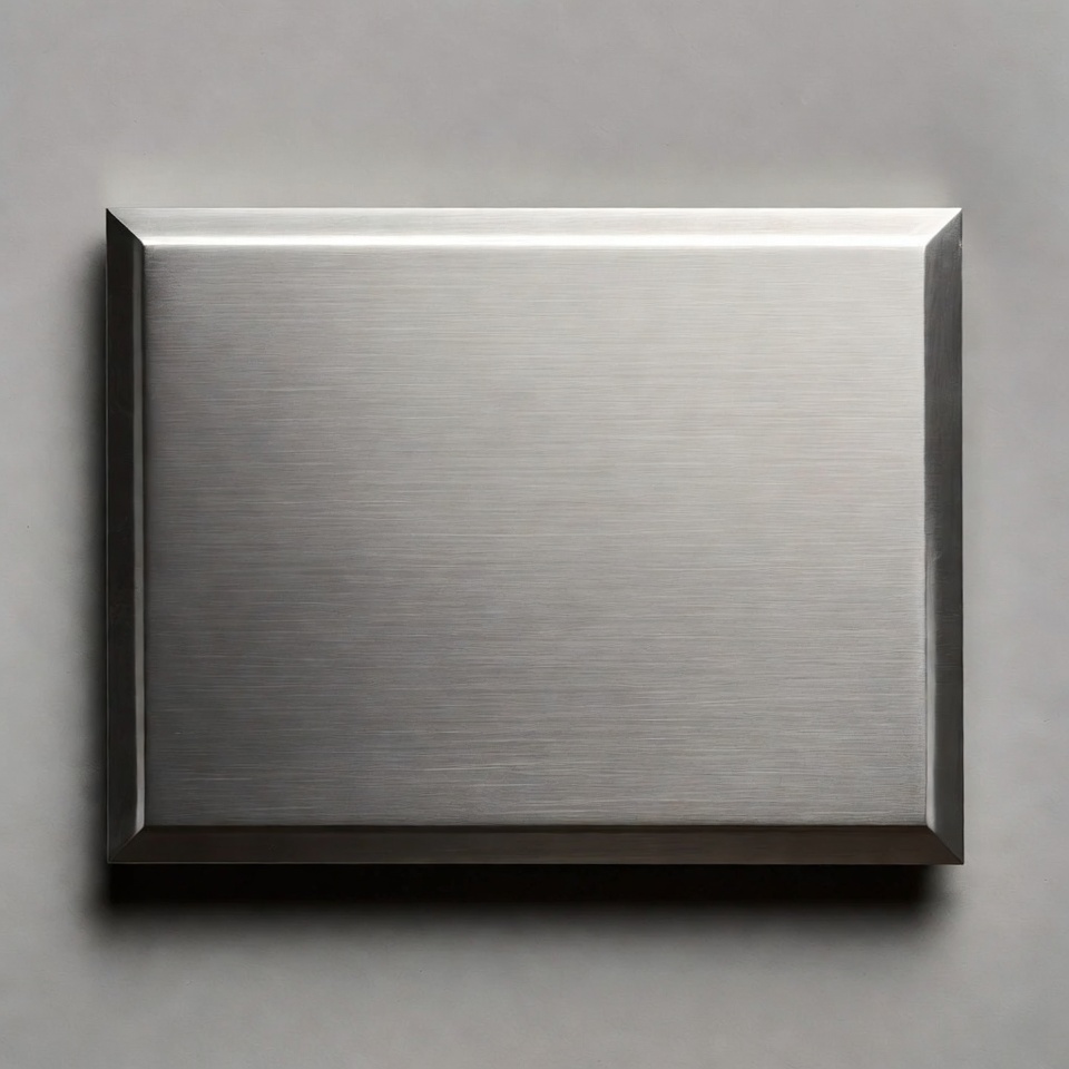 Shiny Silver Metal Plate Shiny Silver Metal Plate