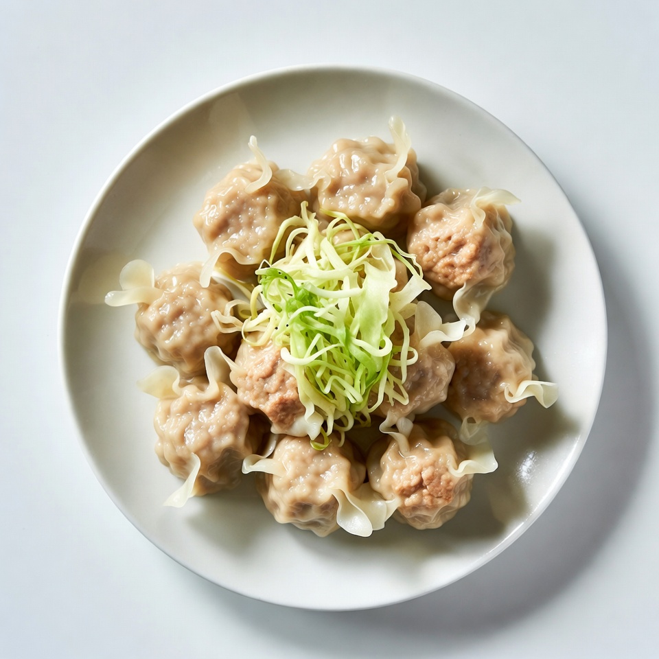 Dumplings with shredded carrots on white plate Dumplings with shredded carrots on white plate