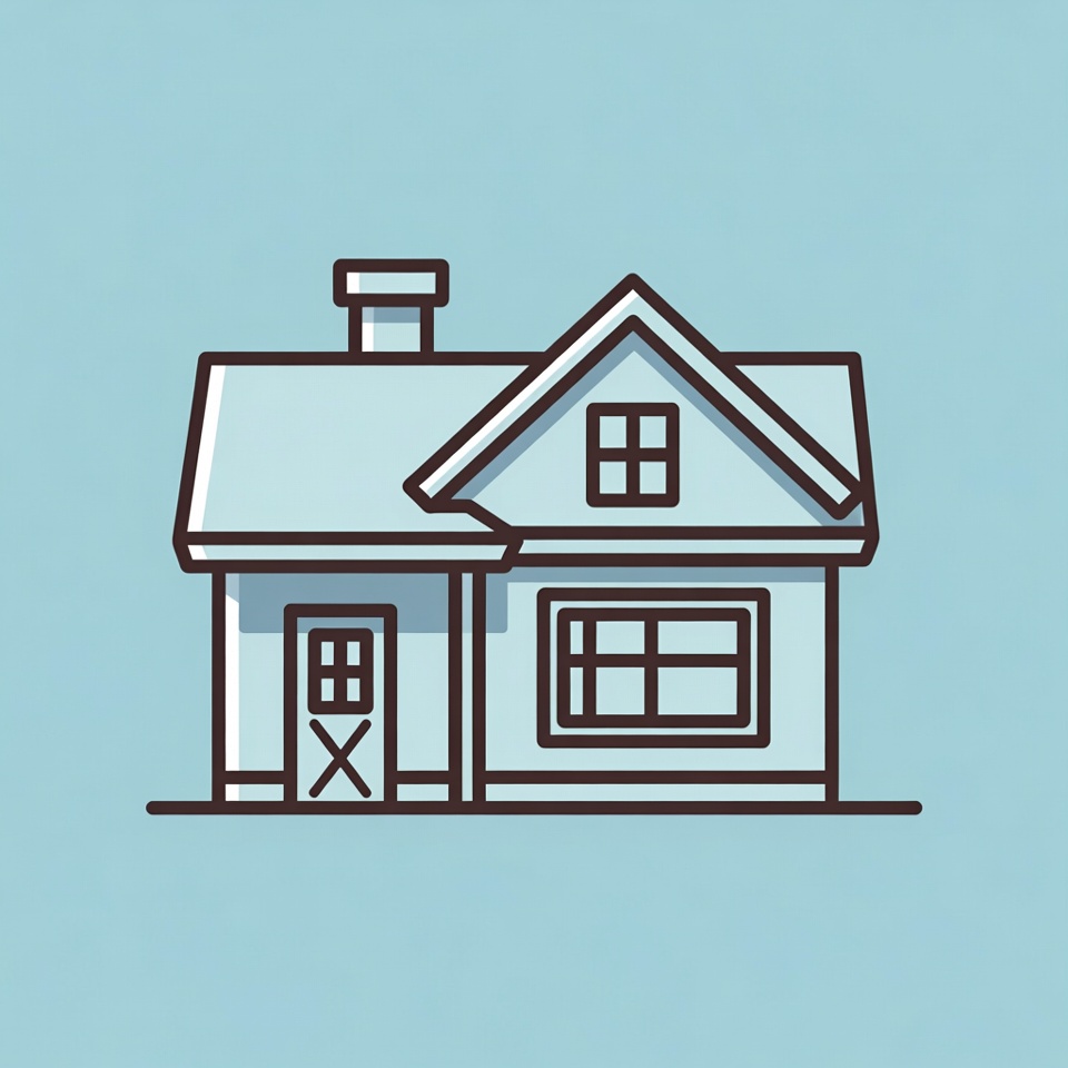 Line Art House Illustration Line Art House Illustration