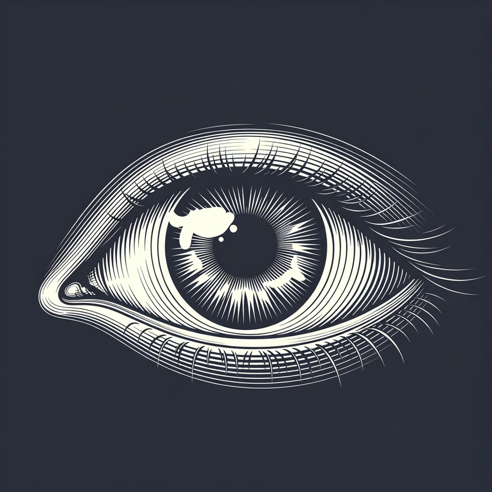 Detailed Illustrated Human Eye Detailed Illustrated Human Eye