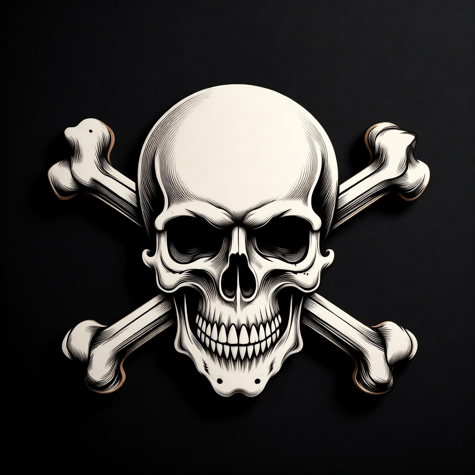 Skull and Crossbones Symbol Skull and Crossbones Symbol