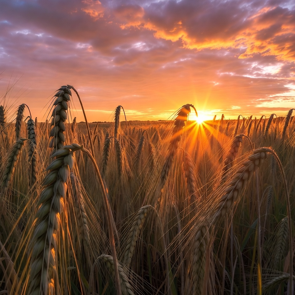 Wheat Field at Sunset Wheat Field at Sunset