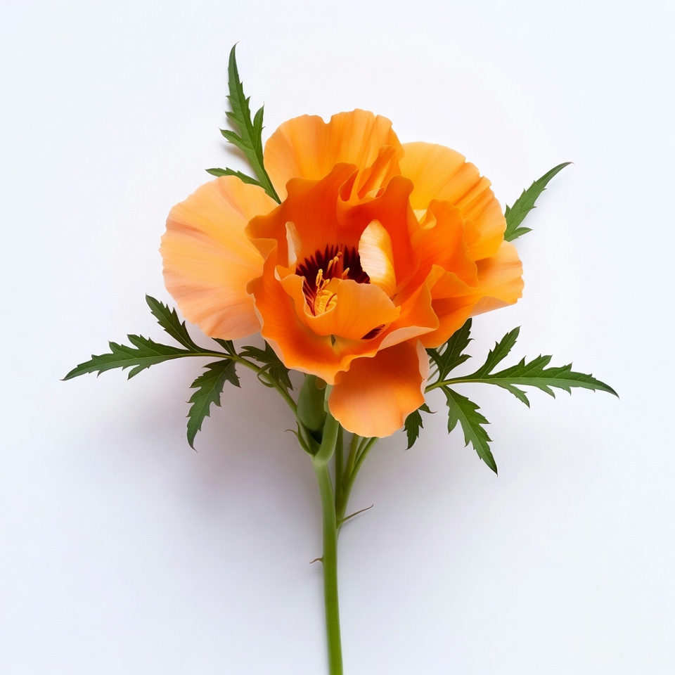 Orange California Poppy Flower Orange California Poppy Flower