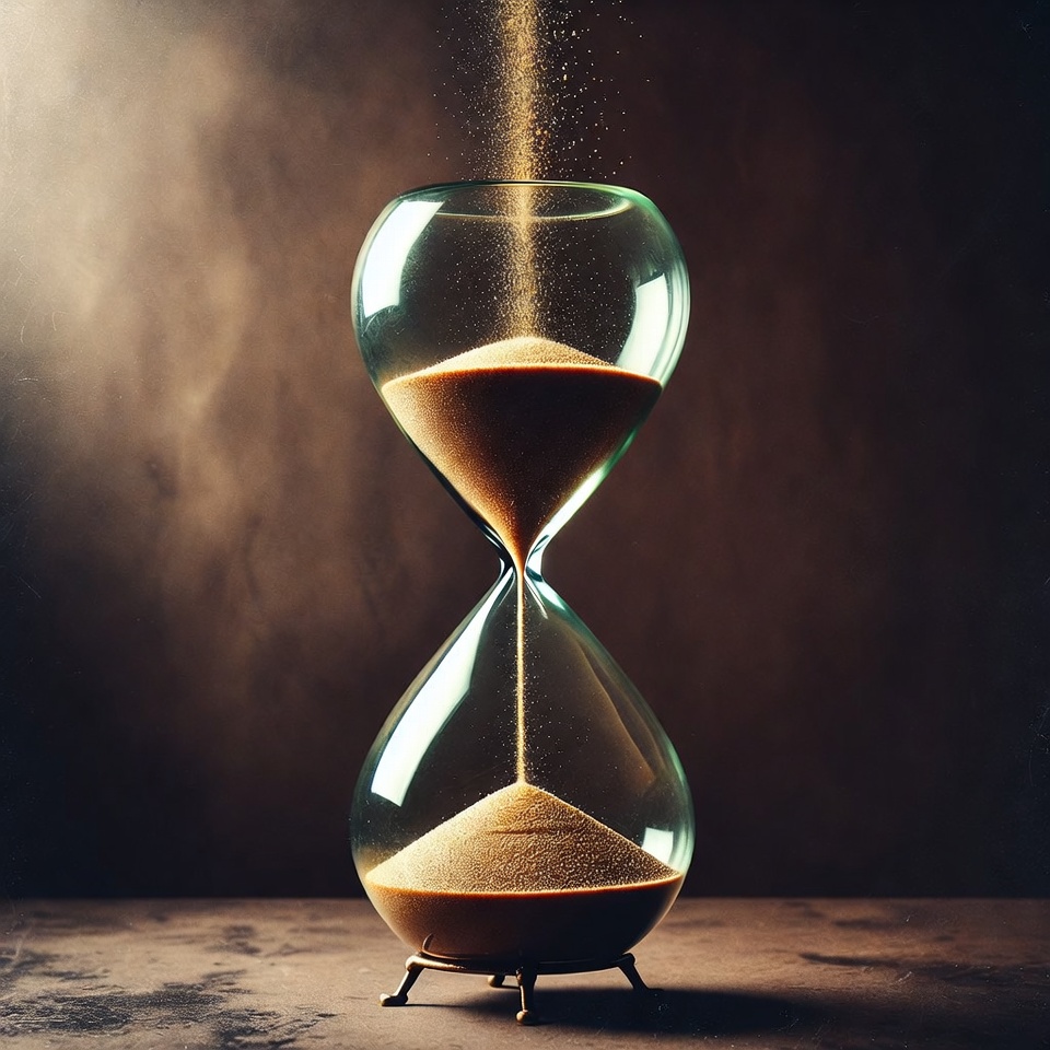 Sand Falling in Hourglass Sand Falling in Hourglass