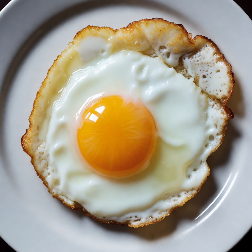 Sunny Side Up Egg on Plate Sunny Side Up Egg on Plate