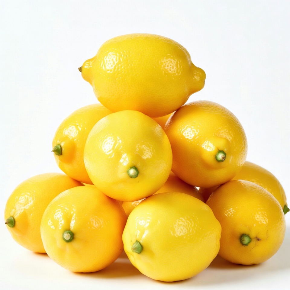 Stack of Fresh Yellow Lemons Stack of Fresh Yellow Lemons