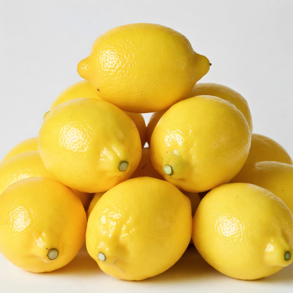 Stack of Fresh Yellow Lemons Stack of Fresh Yellow Lemons
