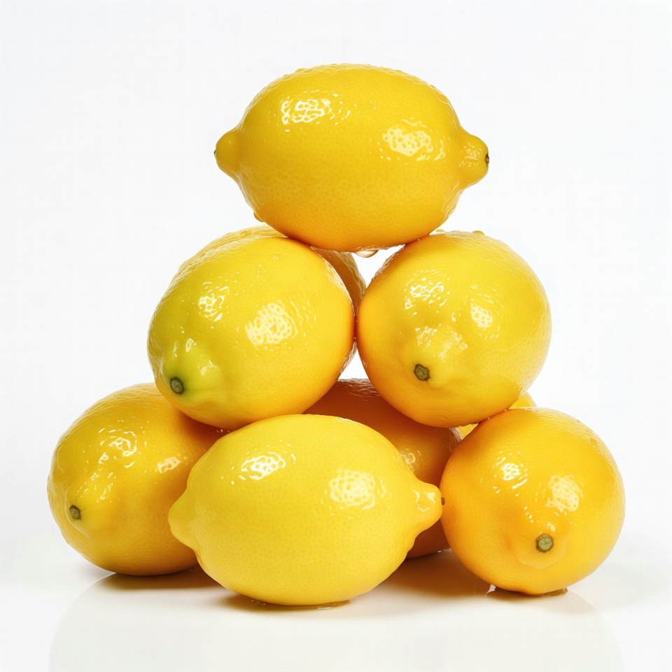 Stack of Fresh Yellow Lemons Stack of Fresh Yellow Lemons