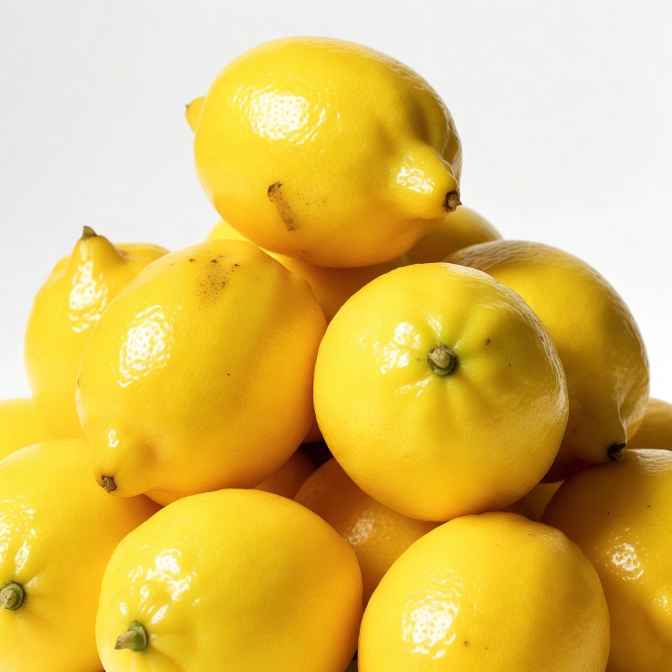 Stack of Fresh Yellow Lemons Stack of Fresh Yellow Lemons