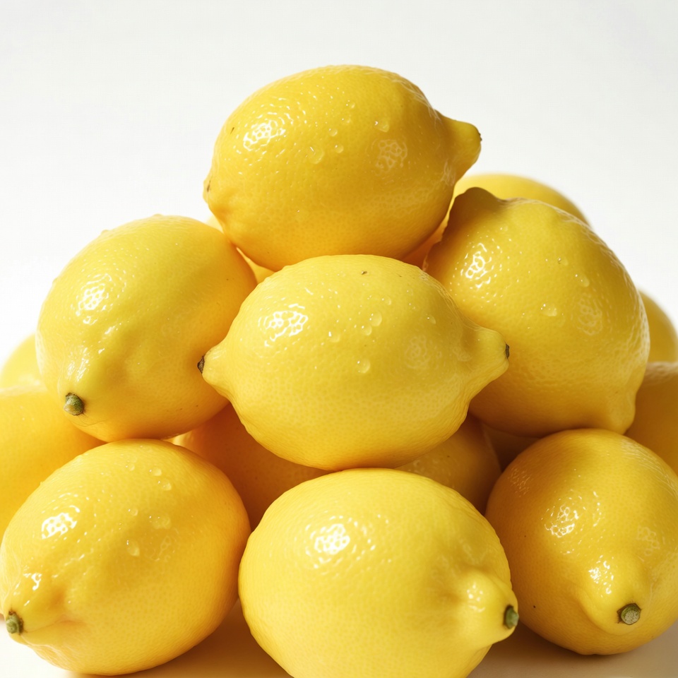 Stack of Fresh Yellow Lemons Stack of Fresh Yellow Lemons