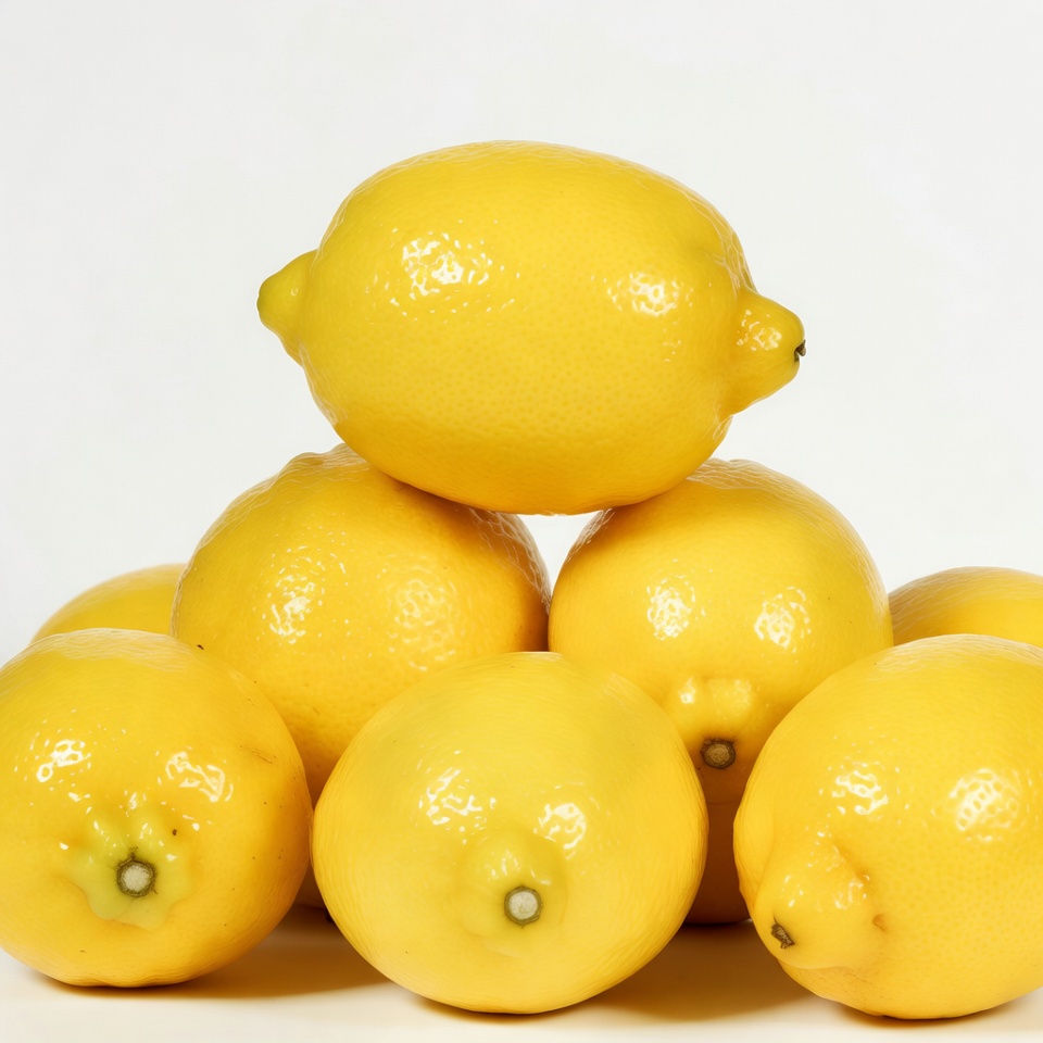 Stack of Fresh Yellow Lemons Stack of Fresh Yellow Lemons