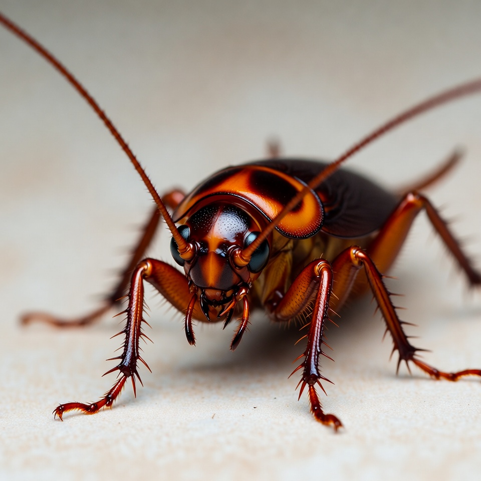 Closeup of American Cockroach Closeup of American Cockroach