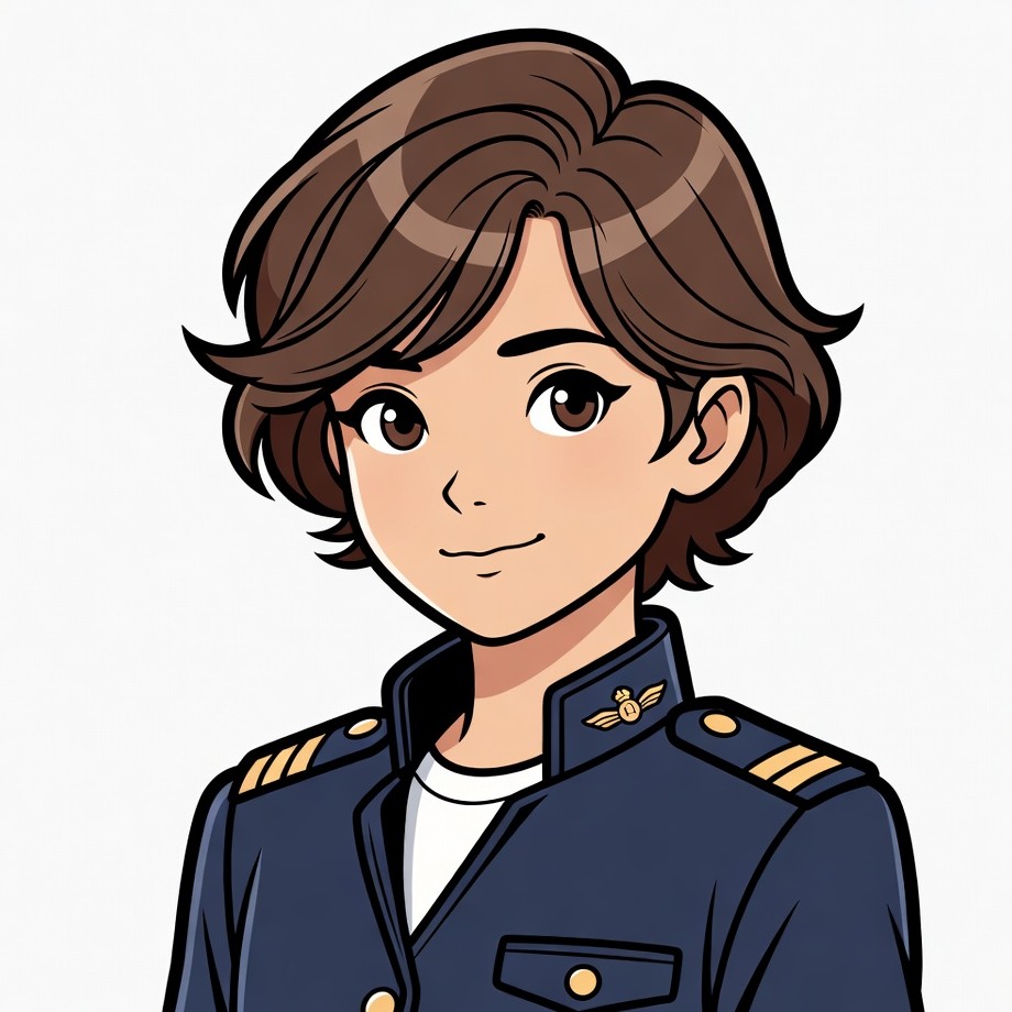 Anime boy in navy uniform Anime boy in navy uniform