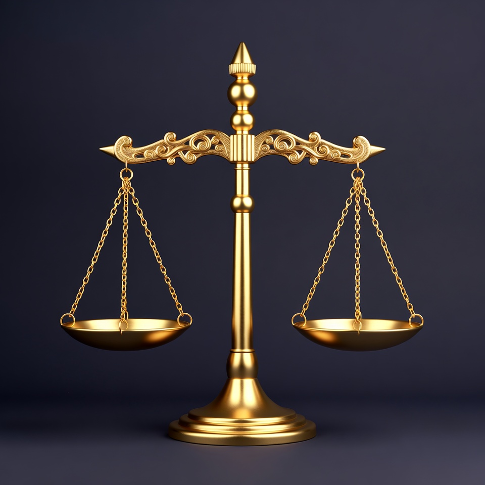 Golden Scales of Justice Golden Scales of Justice